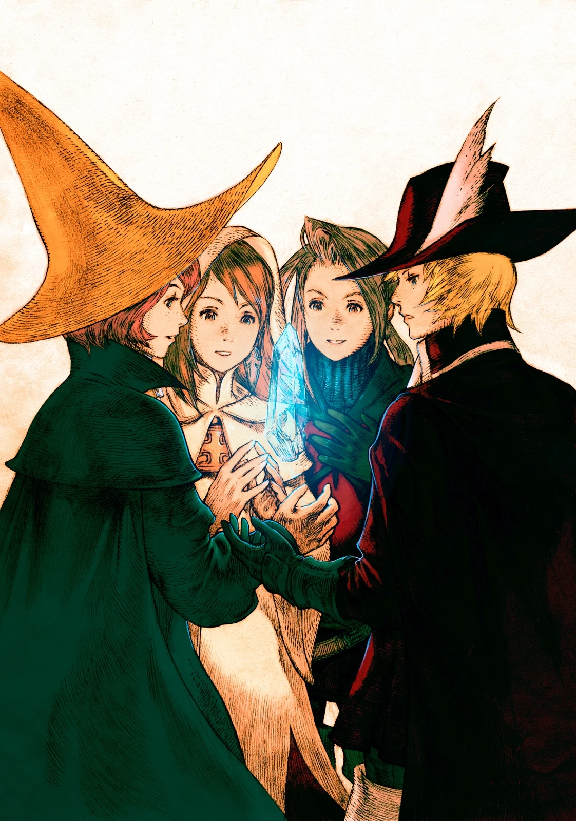 Final Fantasy 3 Art retro video game poster